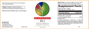 Dr. Kate's Best Chewable B-12